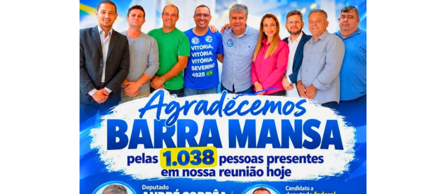 André Corrêa e Severino Dias reúne mais de mil pessoas em Barra Mansa